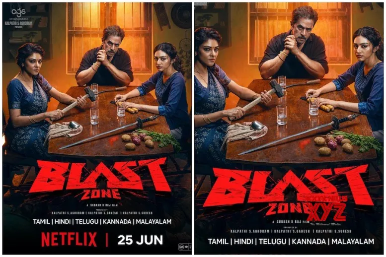 Blast Review: Arjun Sarja’s Action Drama Delivers Style but Lacks Impact